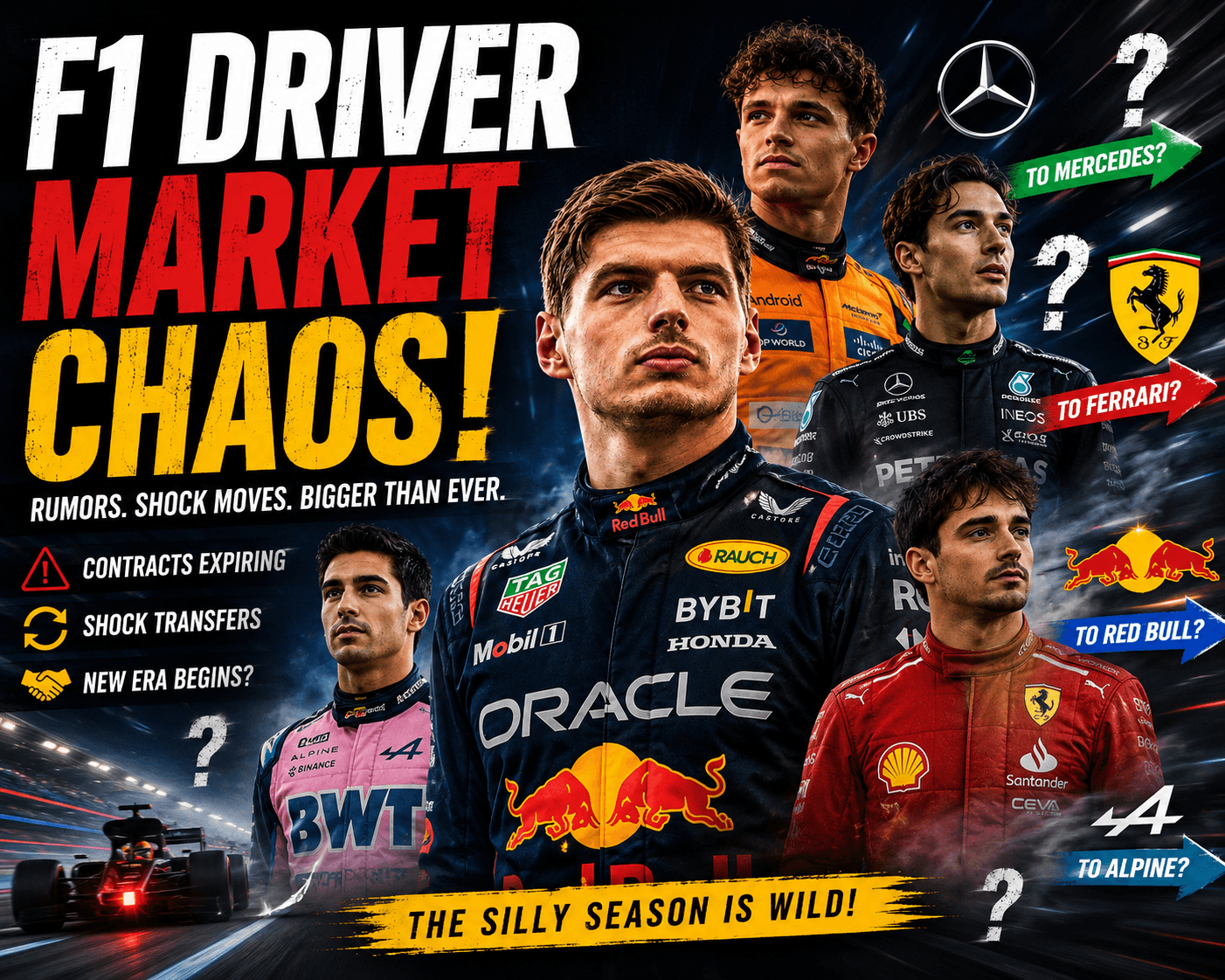 F1 Driver Market Chaos
