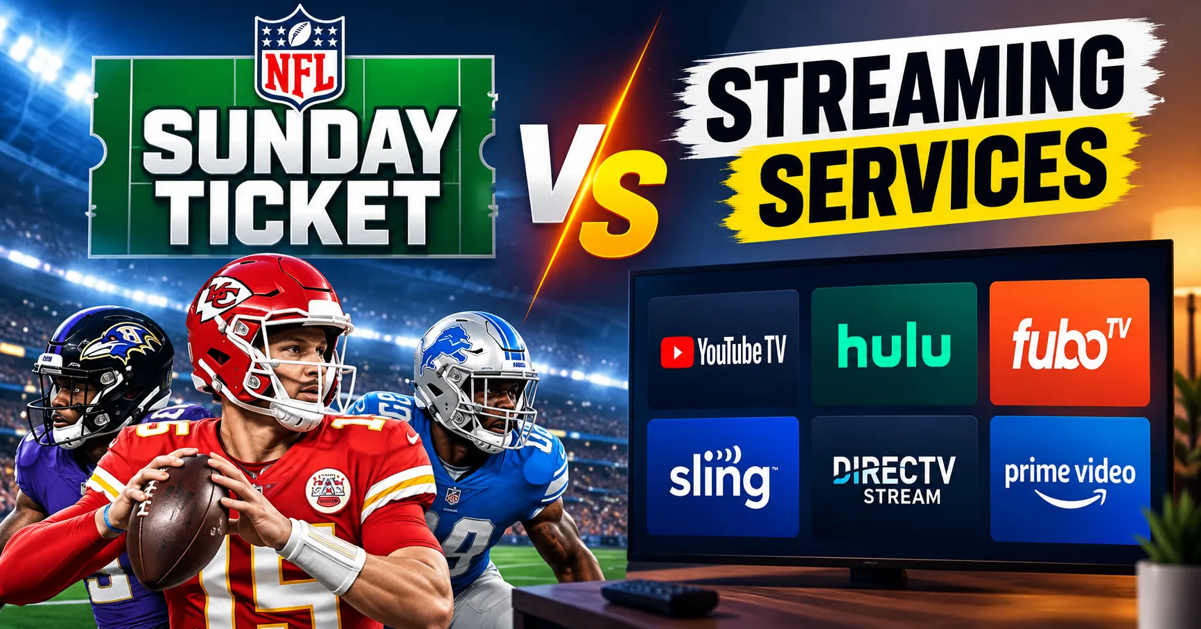 NFL Sunday Ticket vs Streaming Services