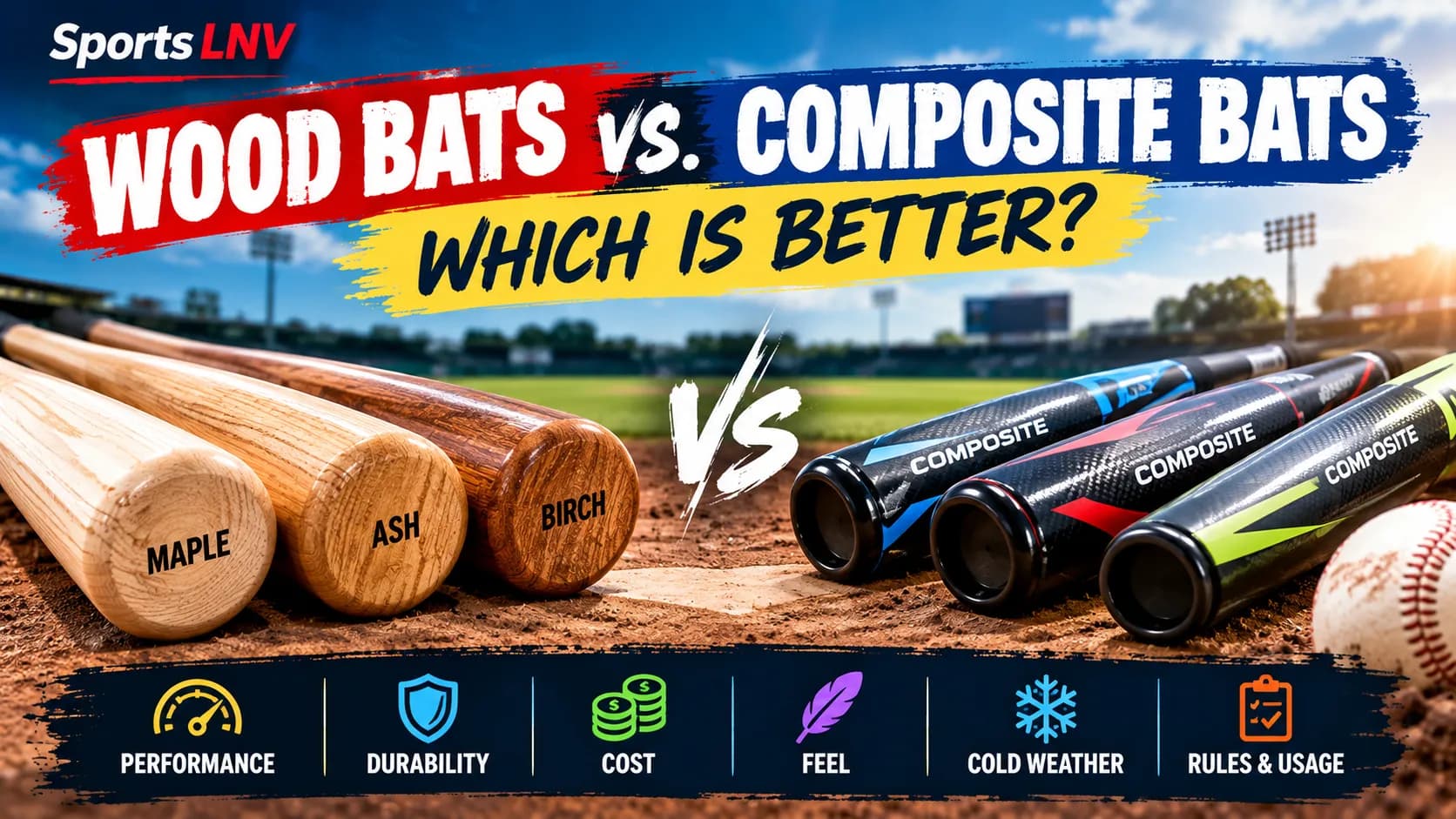 Wood Bats vs. Composite Bats: Which Is Better?
