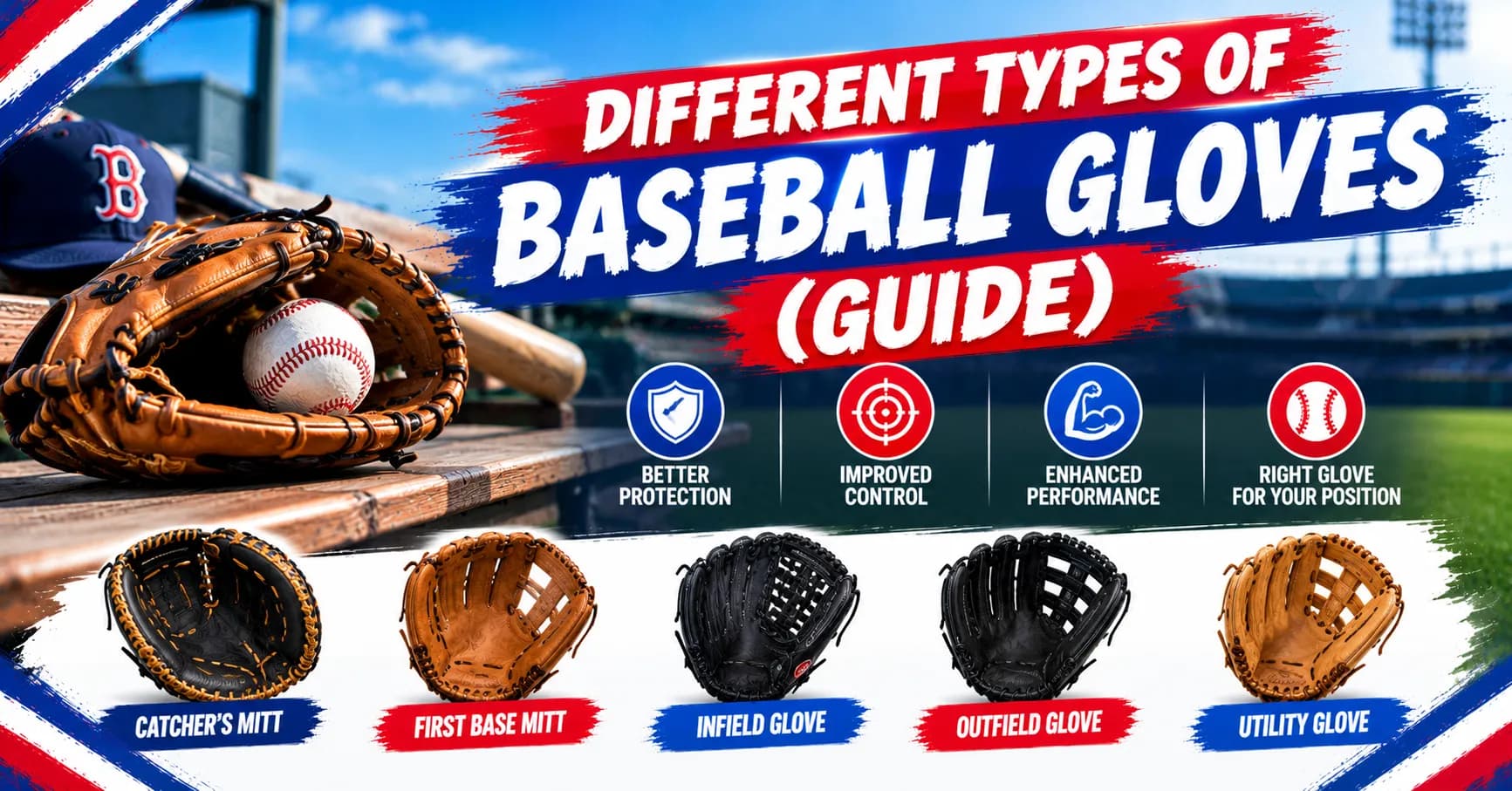 Different Types of Baseball Gloves: A Guide for Every Position